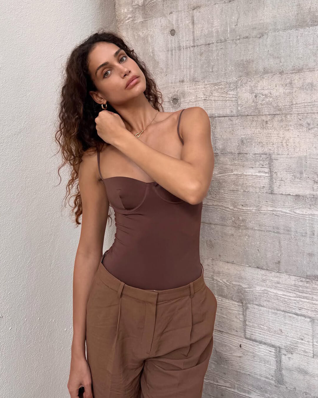 Riley sateng camisole body