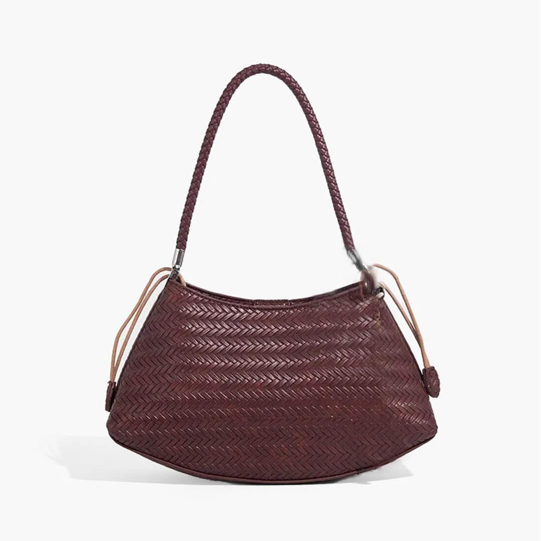 SEAME - Alya Bohemian Woven Bag Burgundy Regular