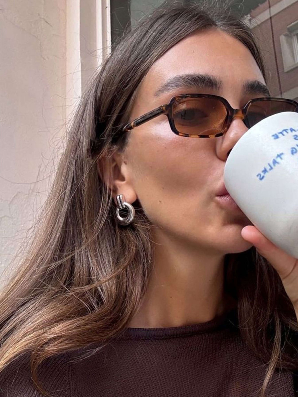 Seame - Amelia Sunglasses Light Brown Regular