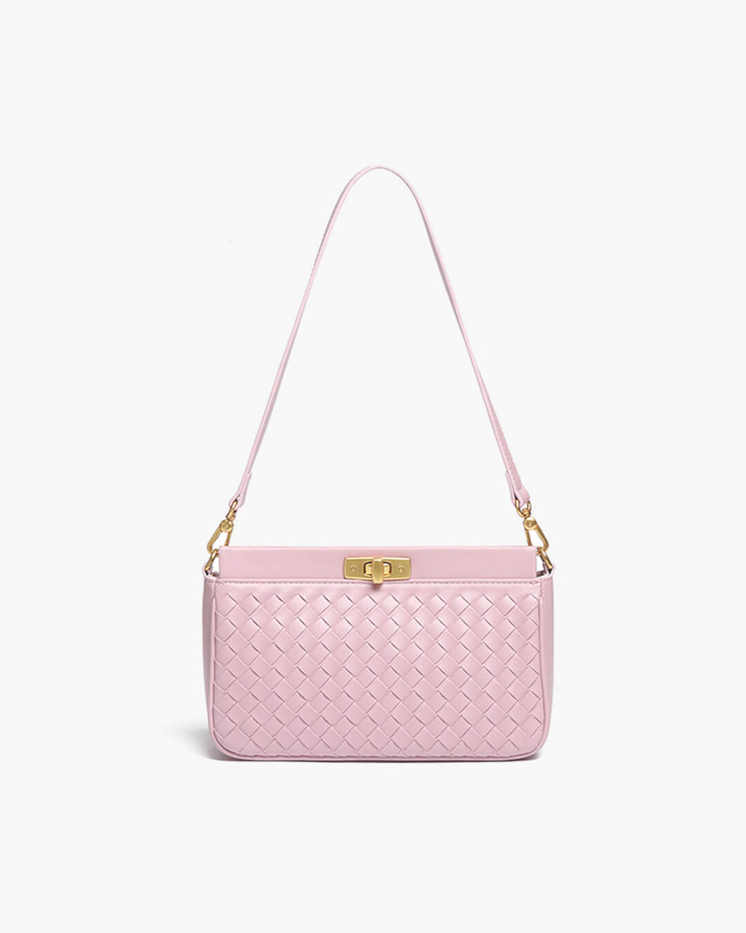SEAME - Beatrice Woven Shoulder Bag Pink Regular