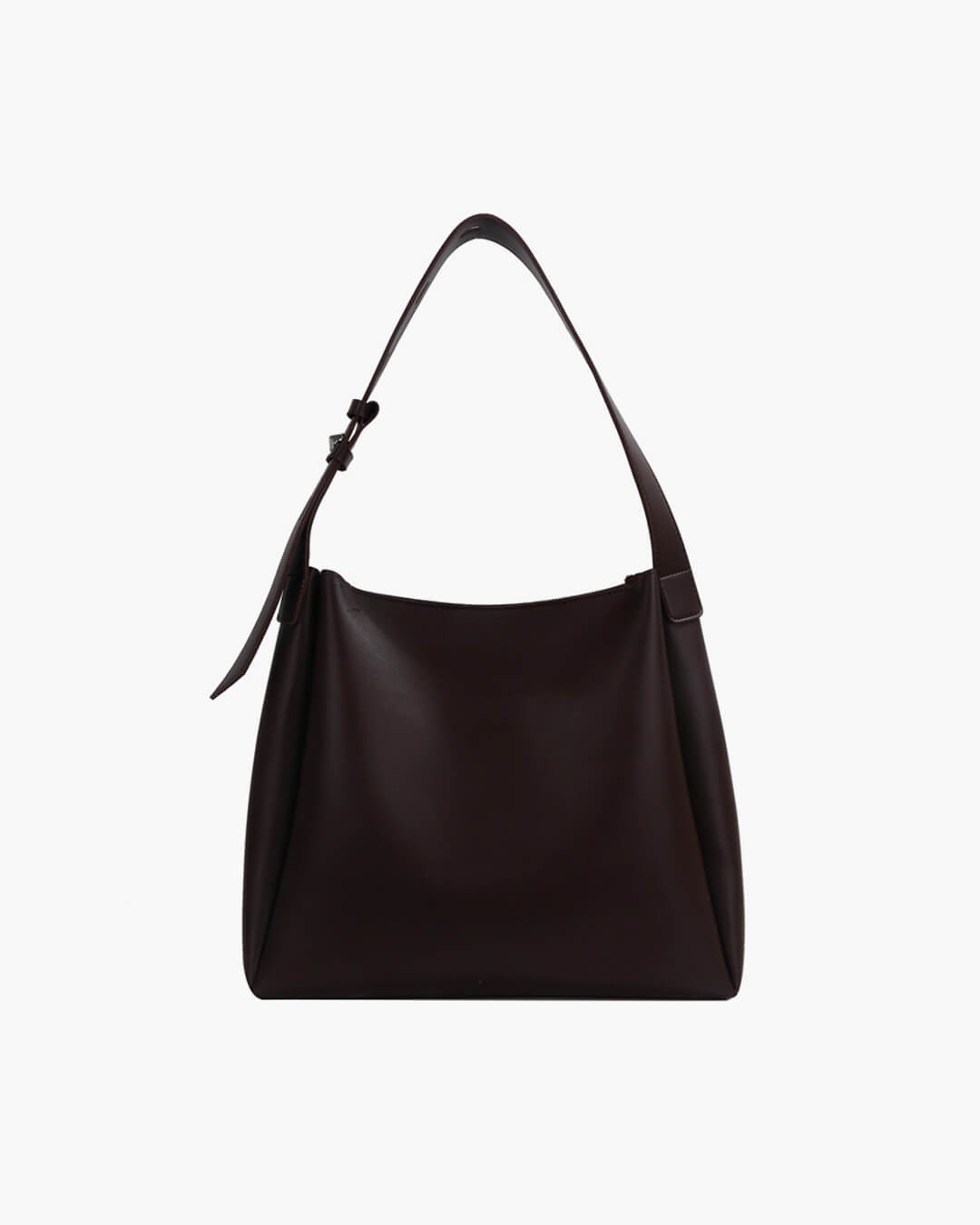 SEAME - Cynthia Vegan Leather Shopper Bag Coffee Regular