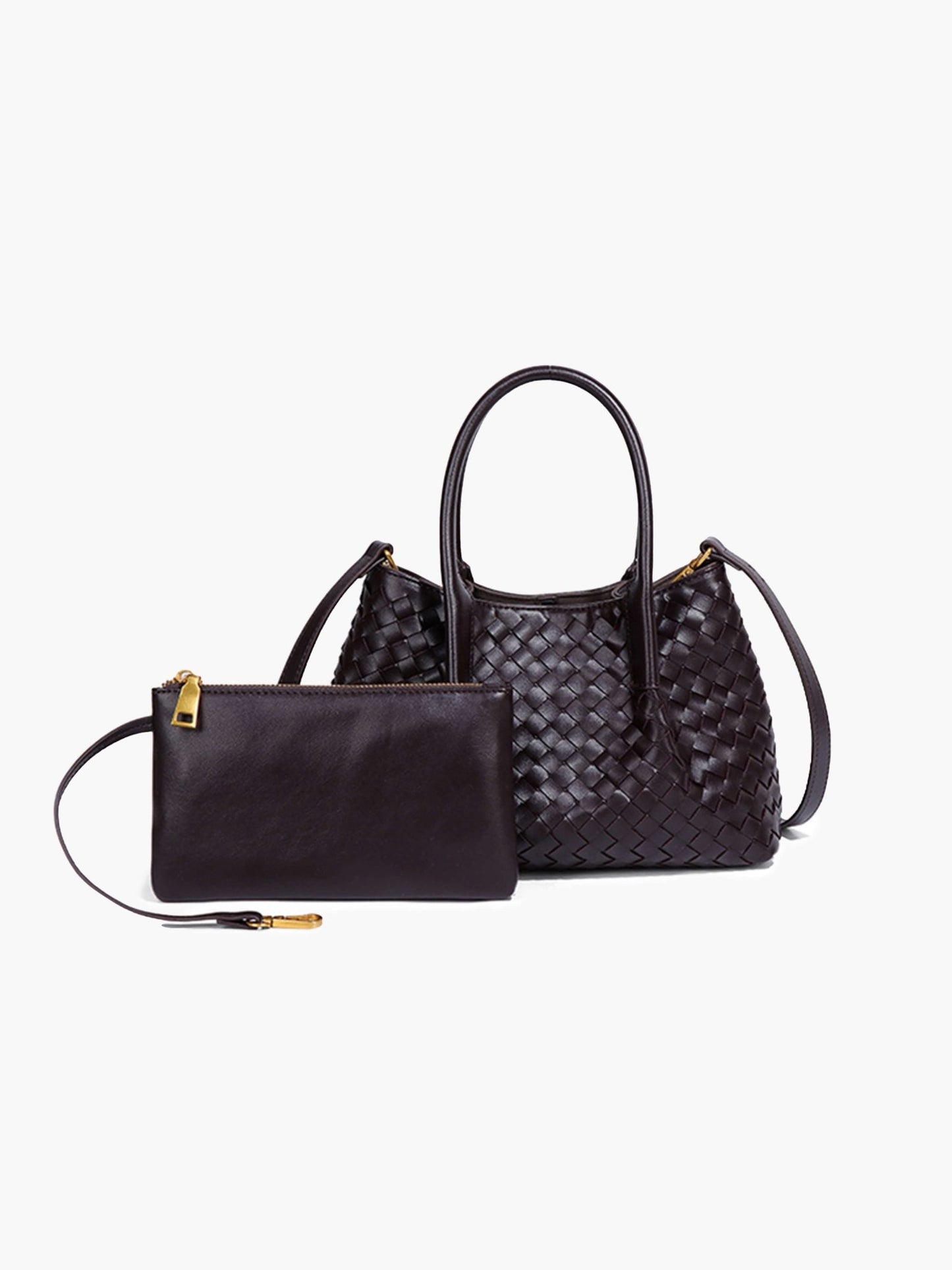 SEAME - Gracie Woven Bag Brown Regular