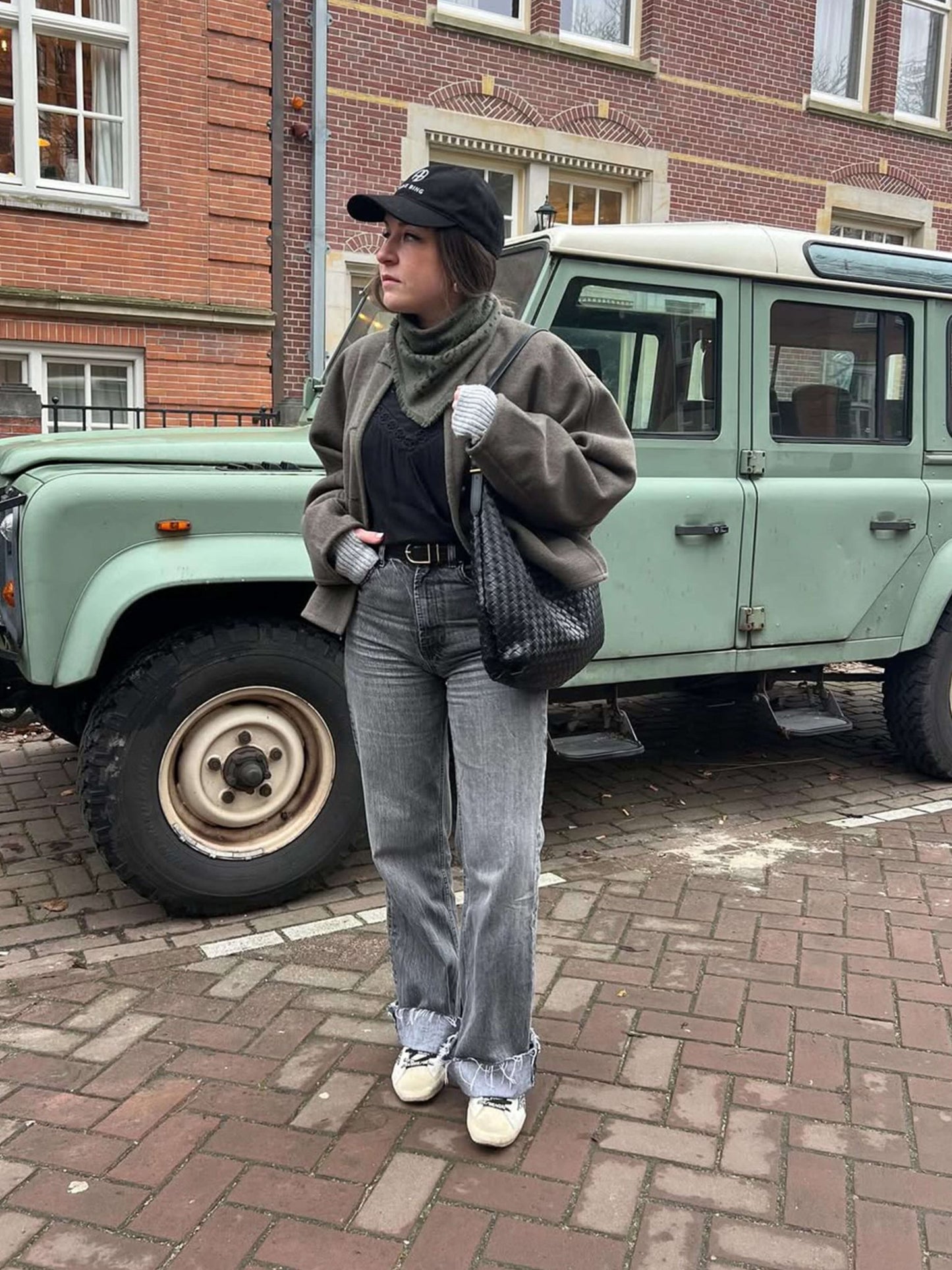 SEAME - Helen Woven Tote Bag Beige Regular