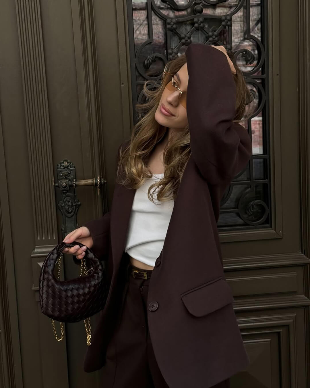 SEAME - Jessy Woven Hobo Mini Bag Black Regular