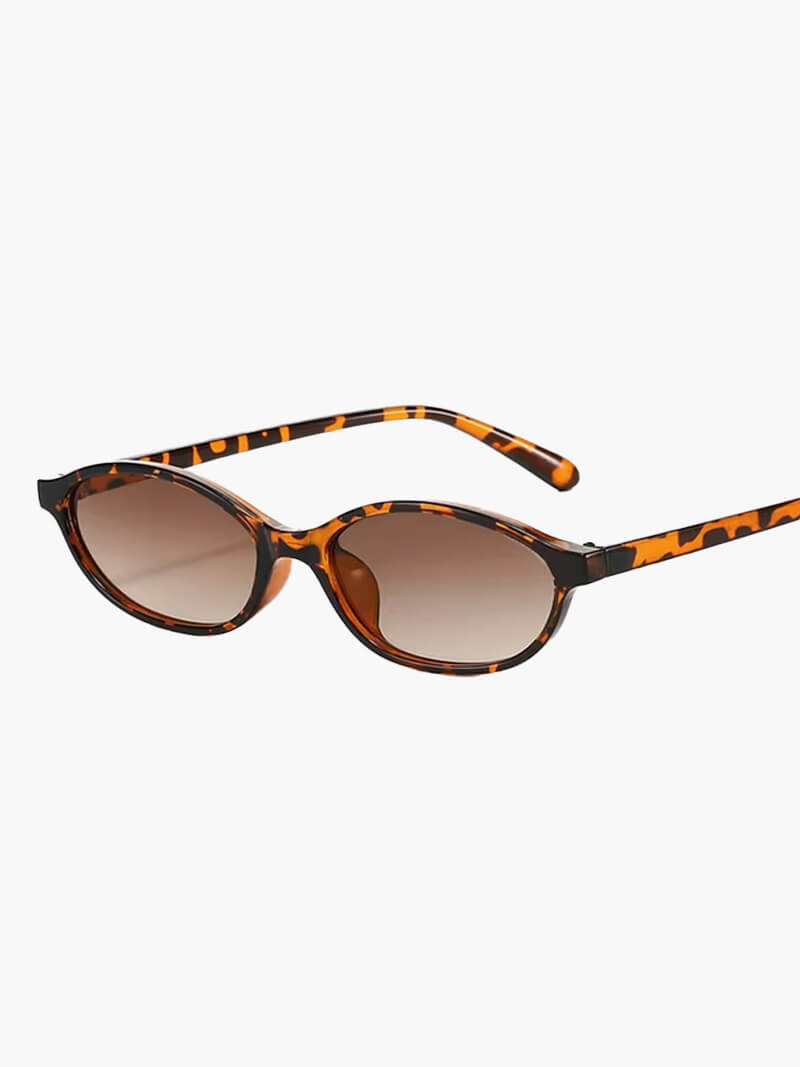 Seame - Kathy Oval Sunglasses Leopard