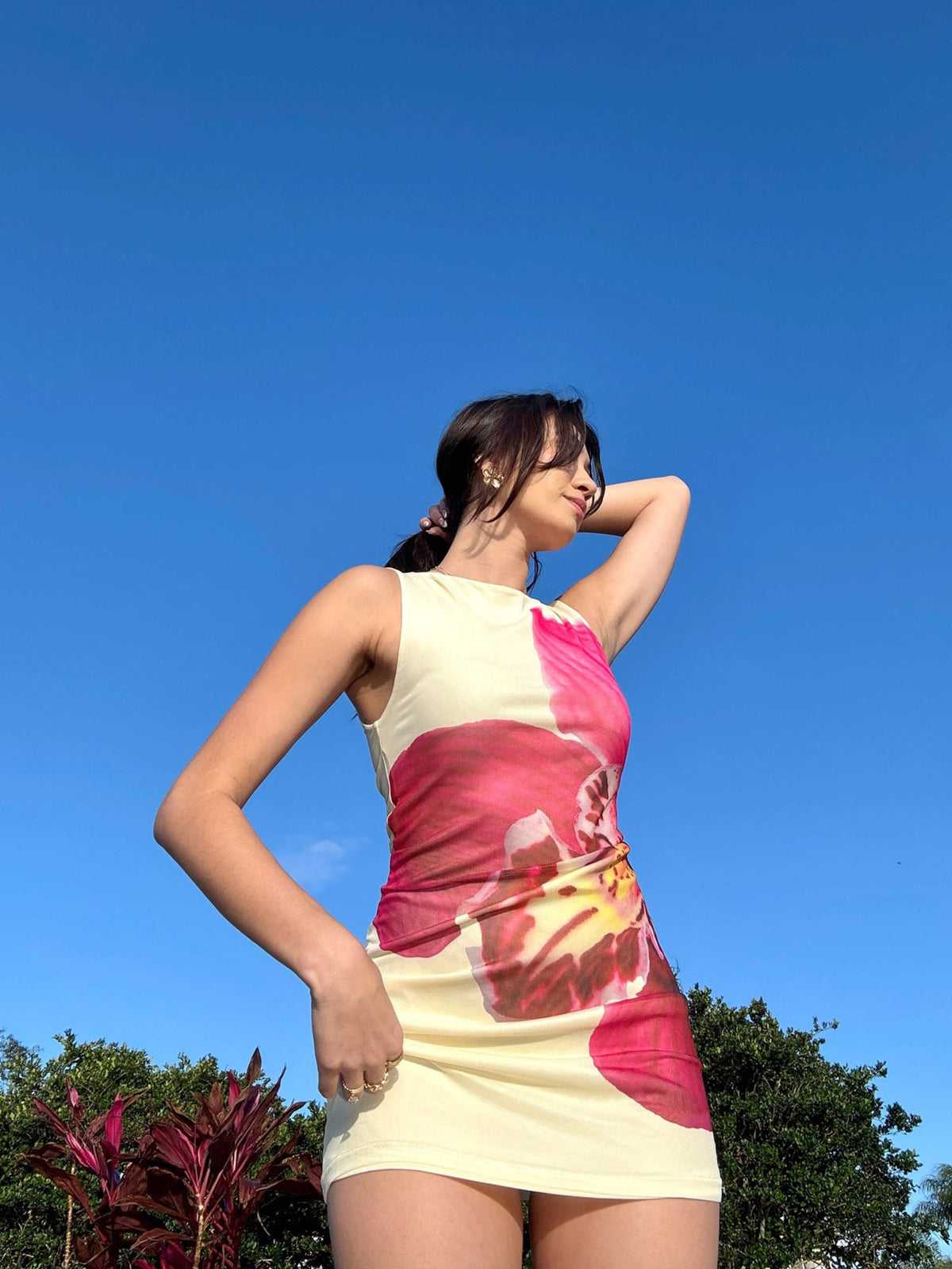 Seame - Liia Mini Dress Yellow S