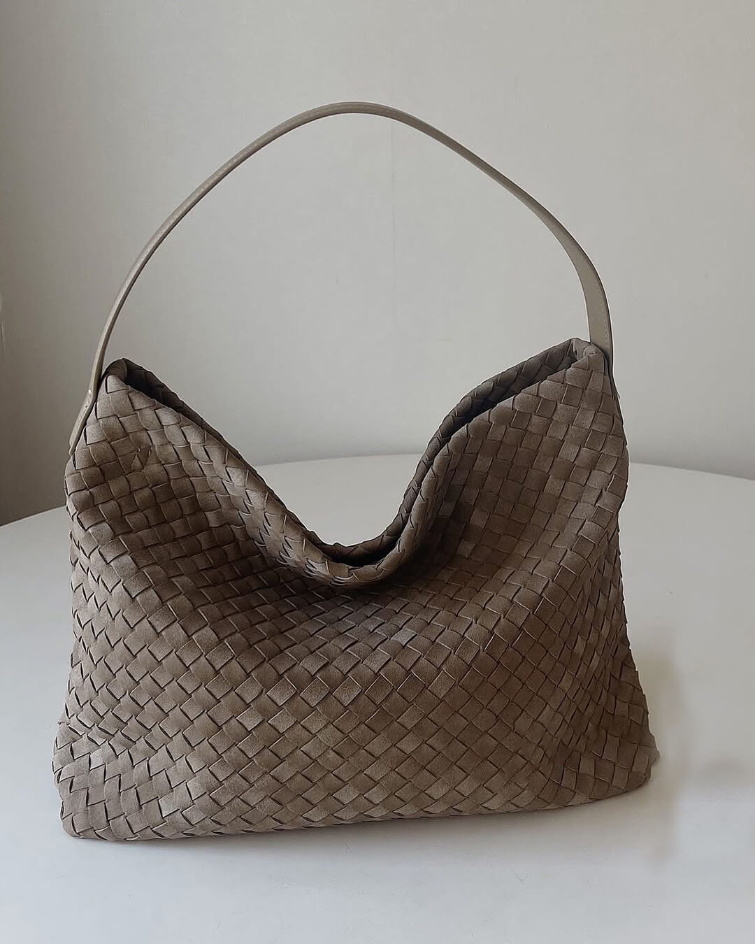 SEAME - Marceline Suede Tote Bag Coffee Regular