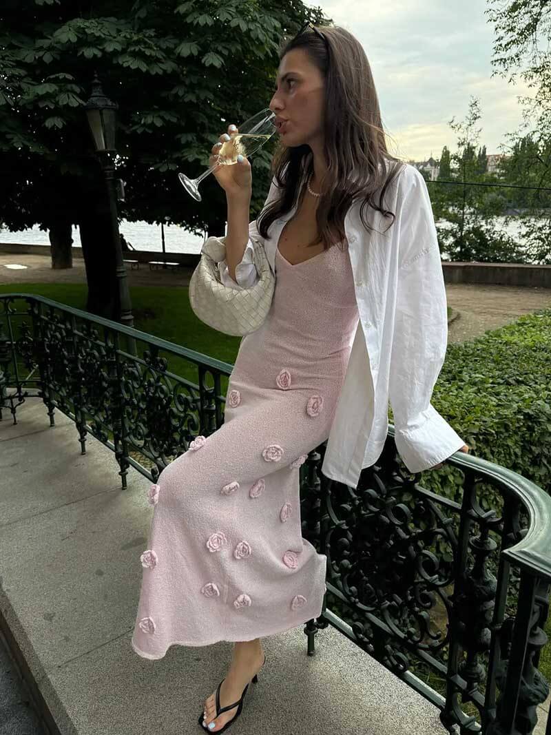 Seame - Sofia maxi dress White S