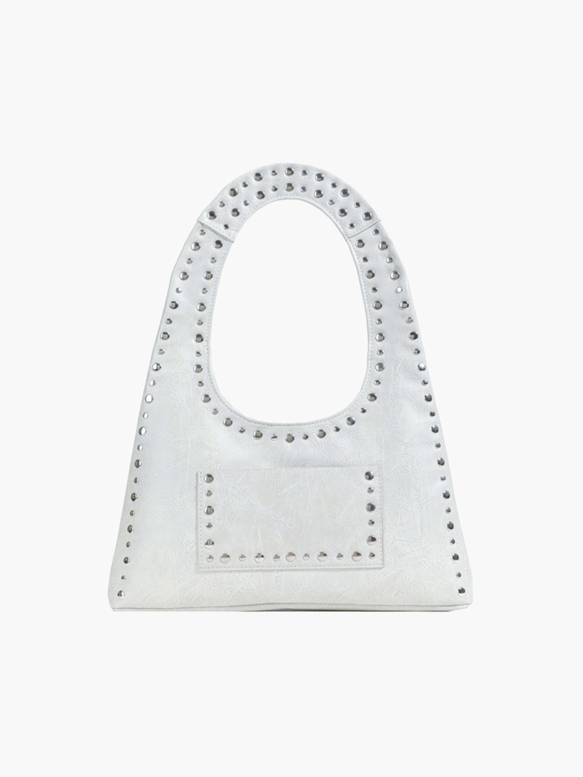 SEAME - Stefani Studded Tote Bag White Regular
