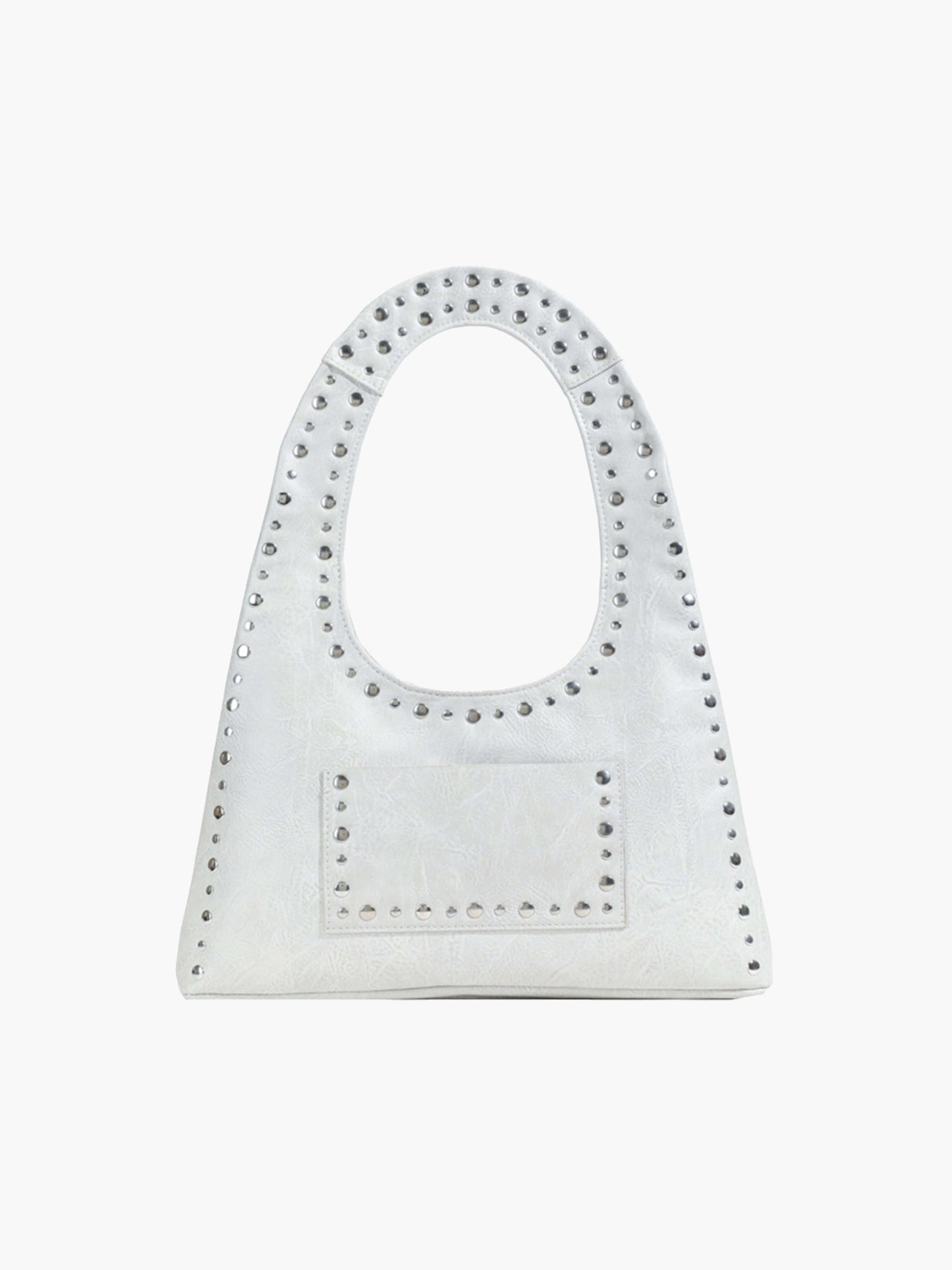 SEAME - Stefani Studded Tote Bag White Regular