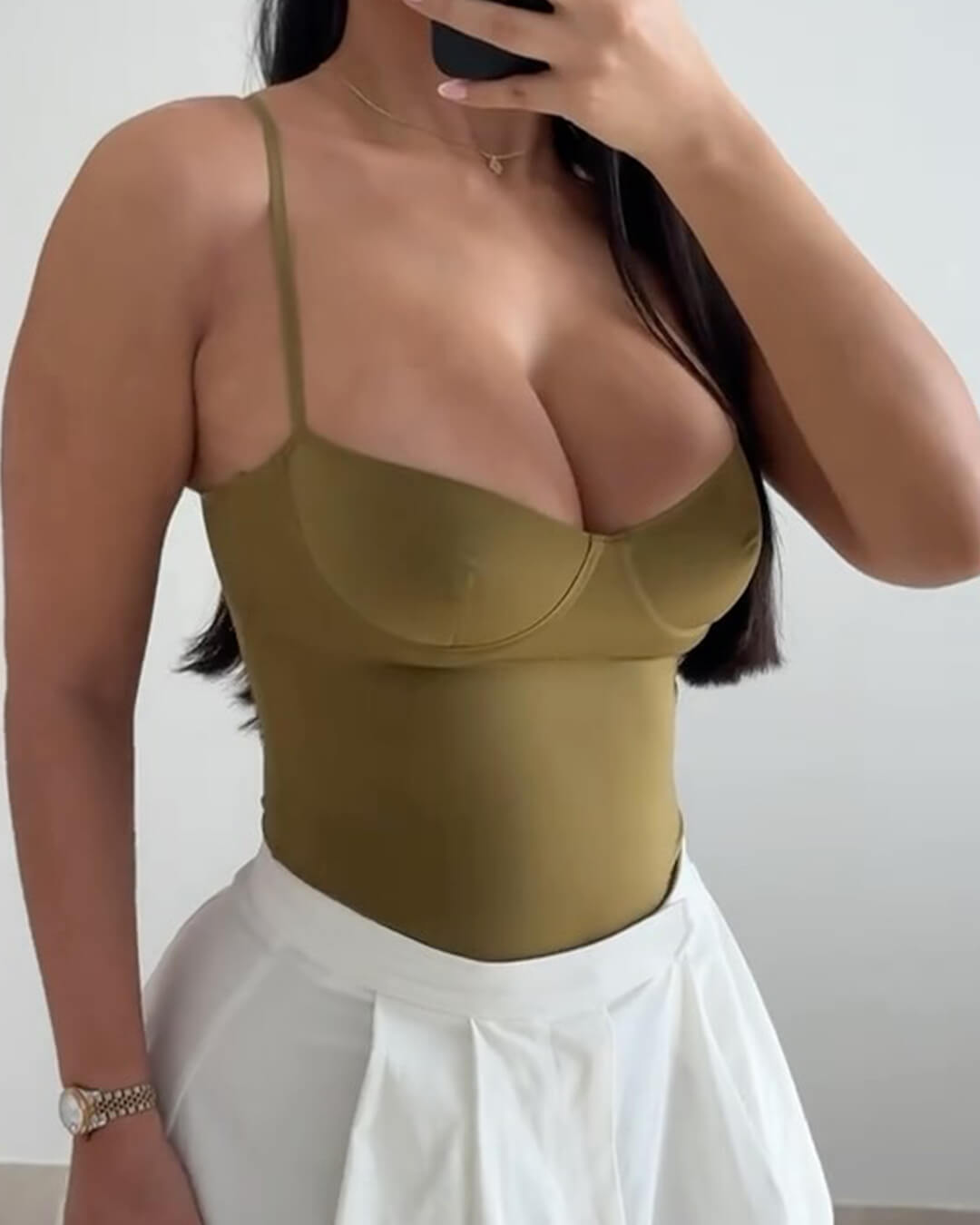 Riley sateng camisole body