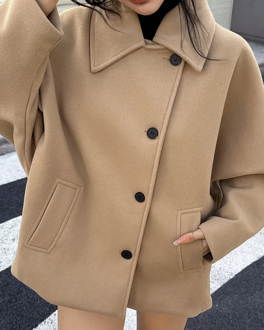 Cece trenchcoat med krage