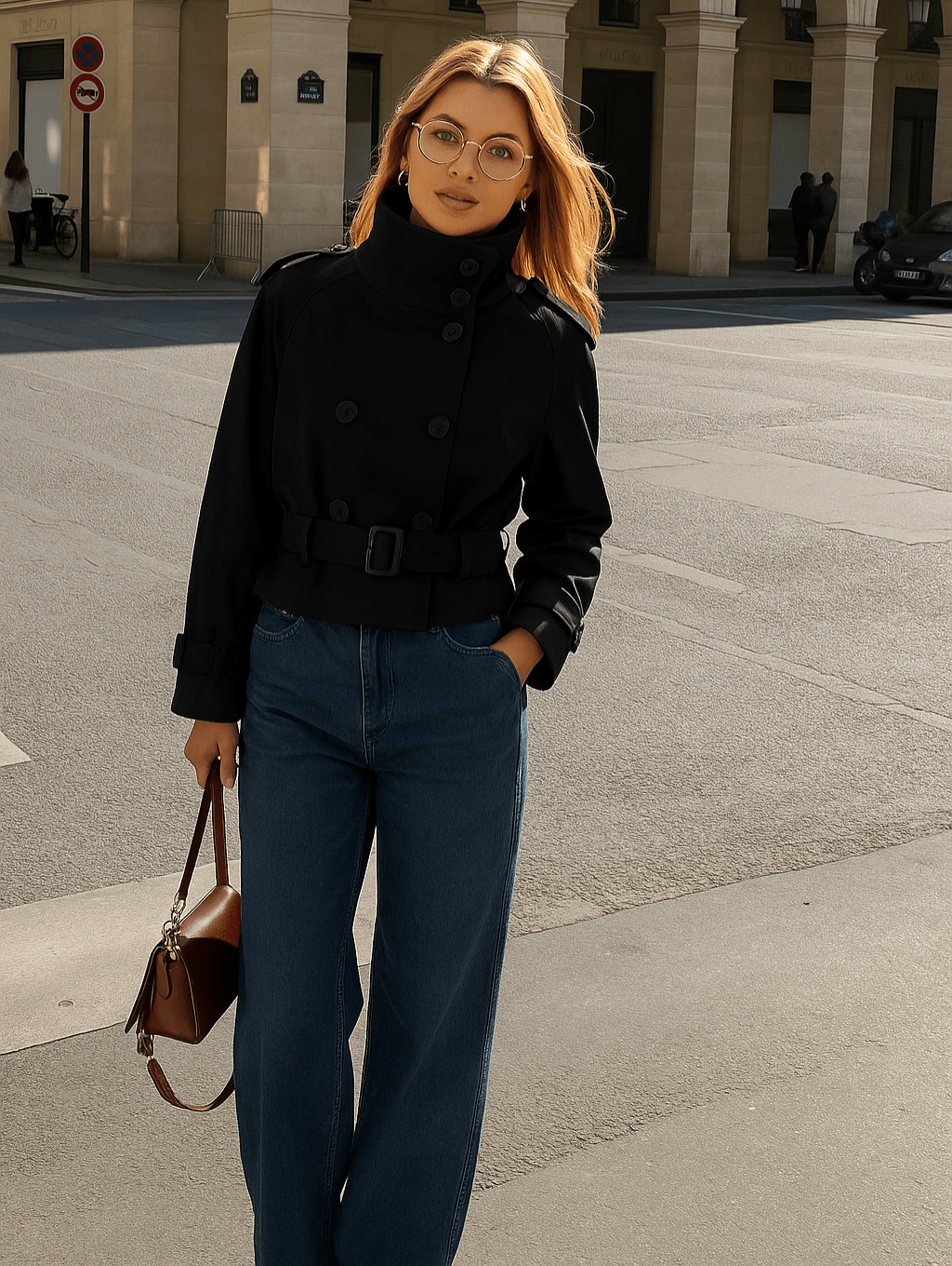 SEAME - Jam Trench Coat Black XS