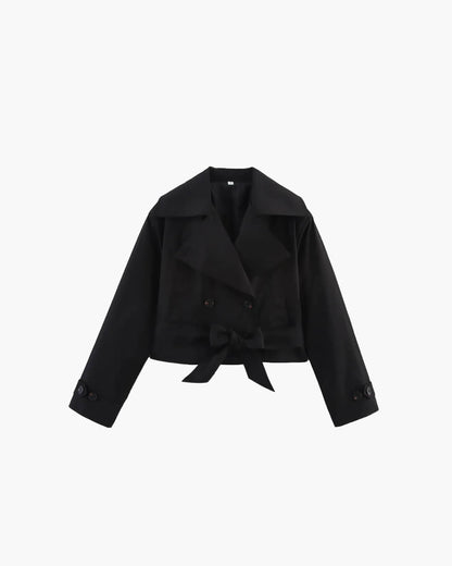 SEAME - Noelle Trench Coat Black L
