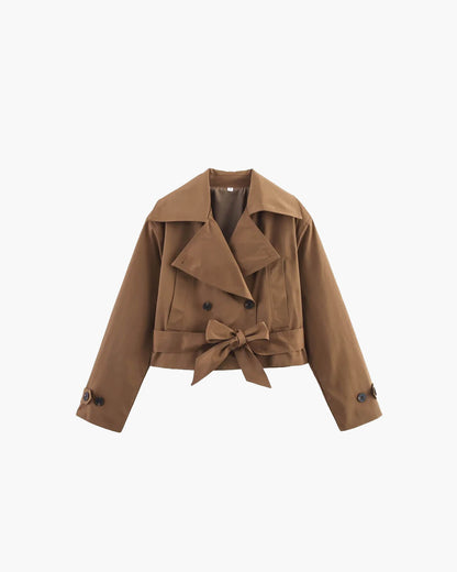 SEAME - Noelle Trench Coat Brown S
